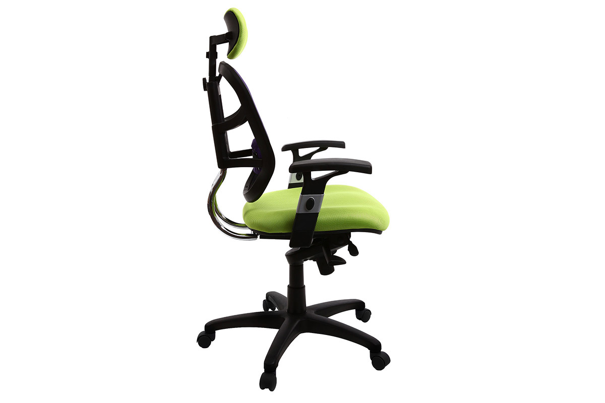 Sill�n de oficina ergonomico verde anis y violeta UP TO YOU