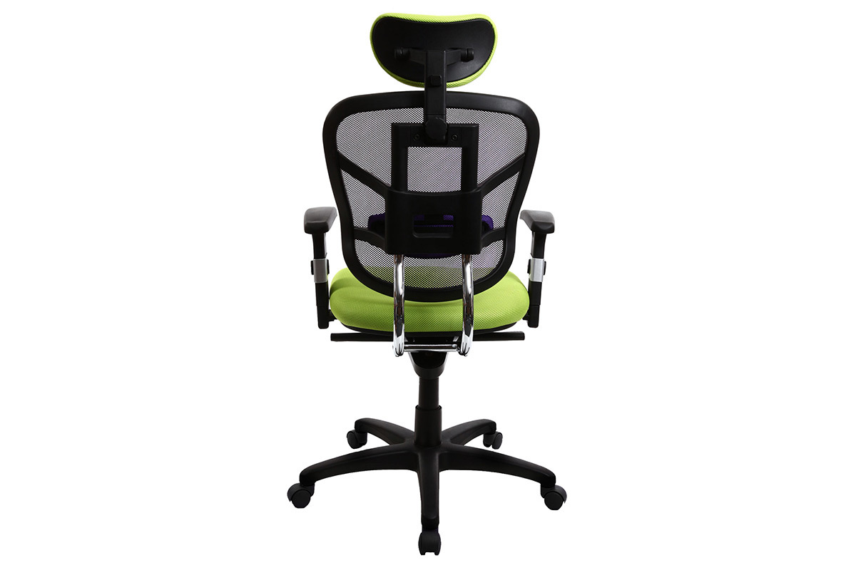 Sill�n de oficina ergonomico verde anis y violeta UP TO YOU