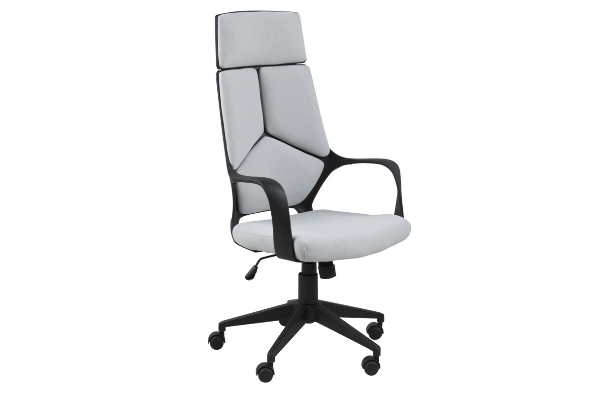 Sill�n de oficina moderno gris y negro YALE