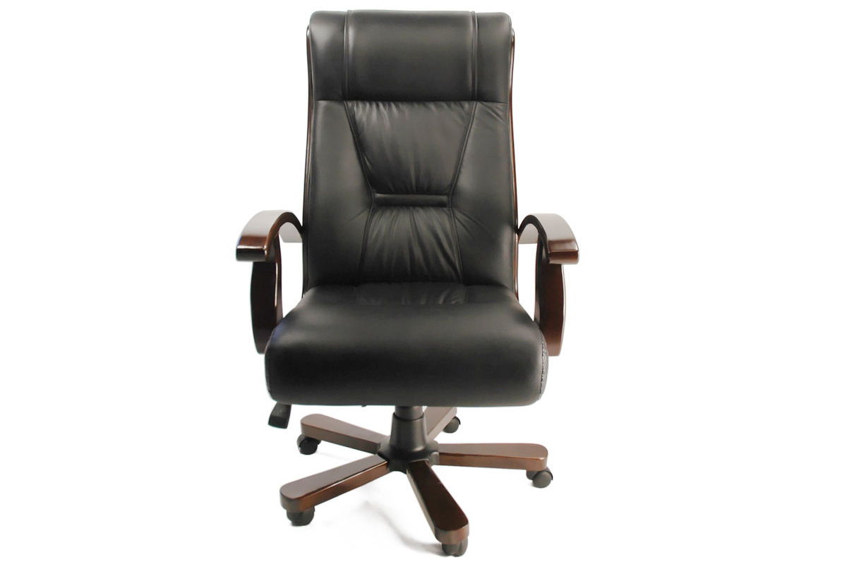 Sill�n de oficina MONALISA color negro y de cuero