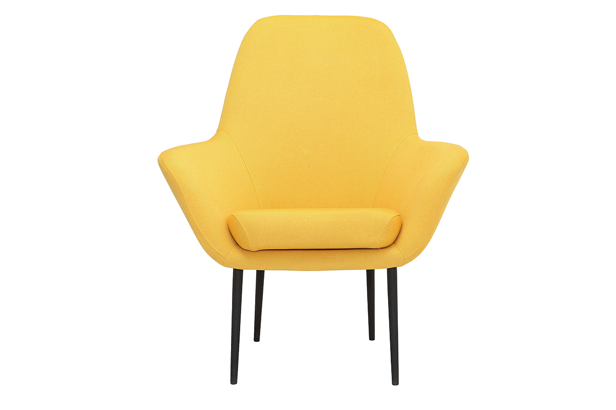 Silln diseo contemporneo amarillo OSWALD
