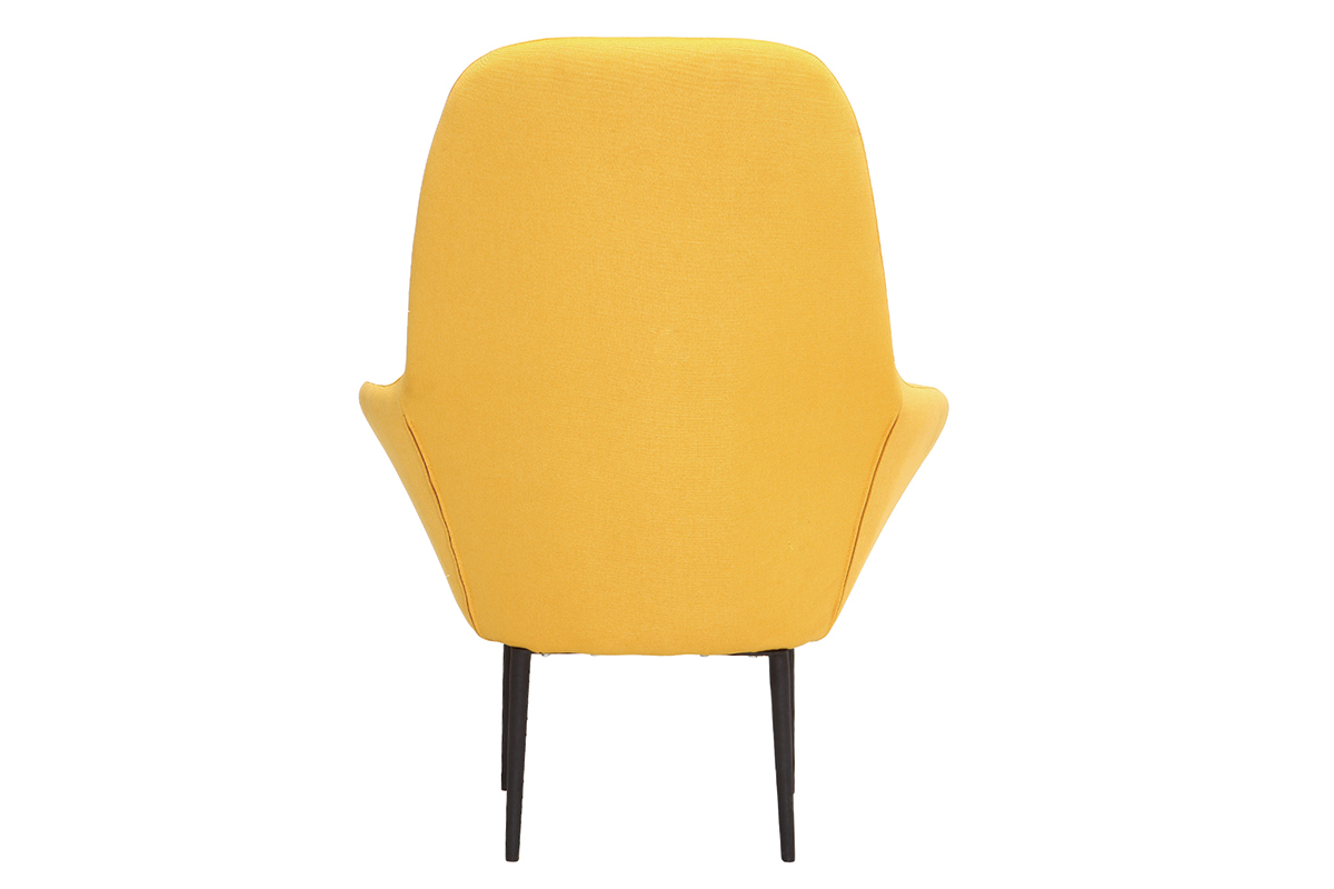 Silln diseo contemporneo amarillo OSWALD