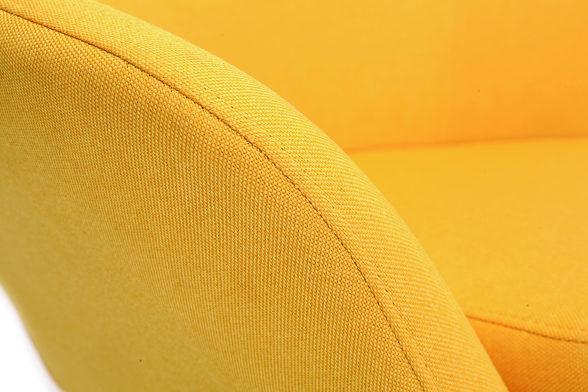 Silln diseo contemporneo amarillo OSWALD