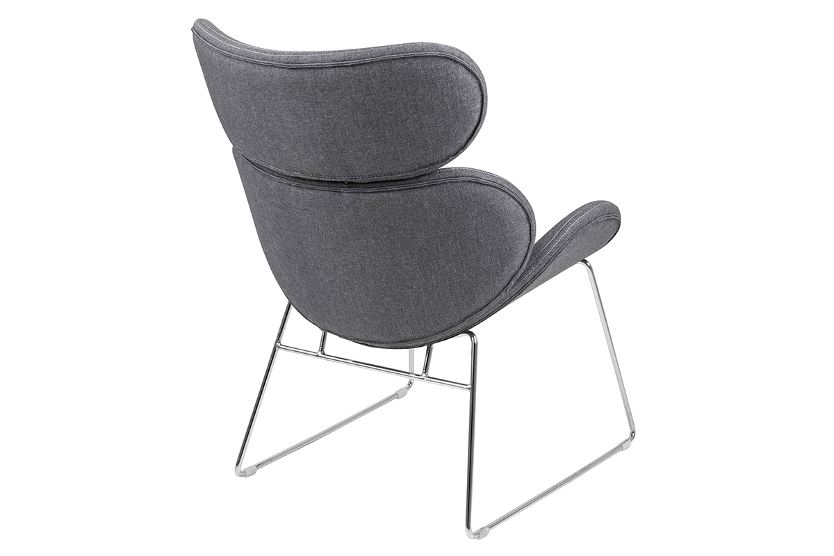 Silln diseo contemporneo gris claro GABRIEL
