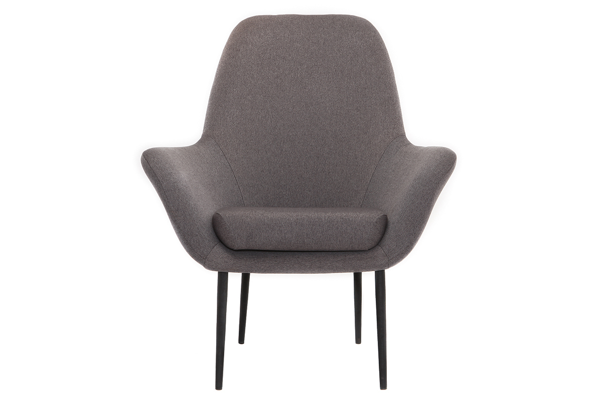 Silln diseo contemporneo gris OSWALD