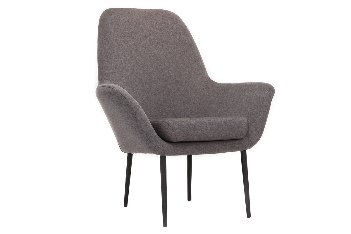 Silln diseo contemporneo gris OSWALD