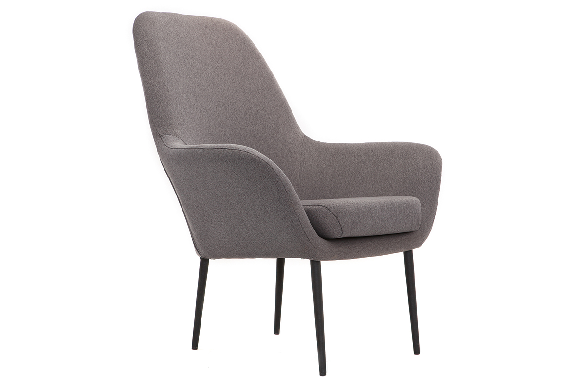 Silln diseo contemporneo gris OSWALD