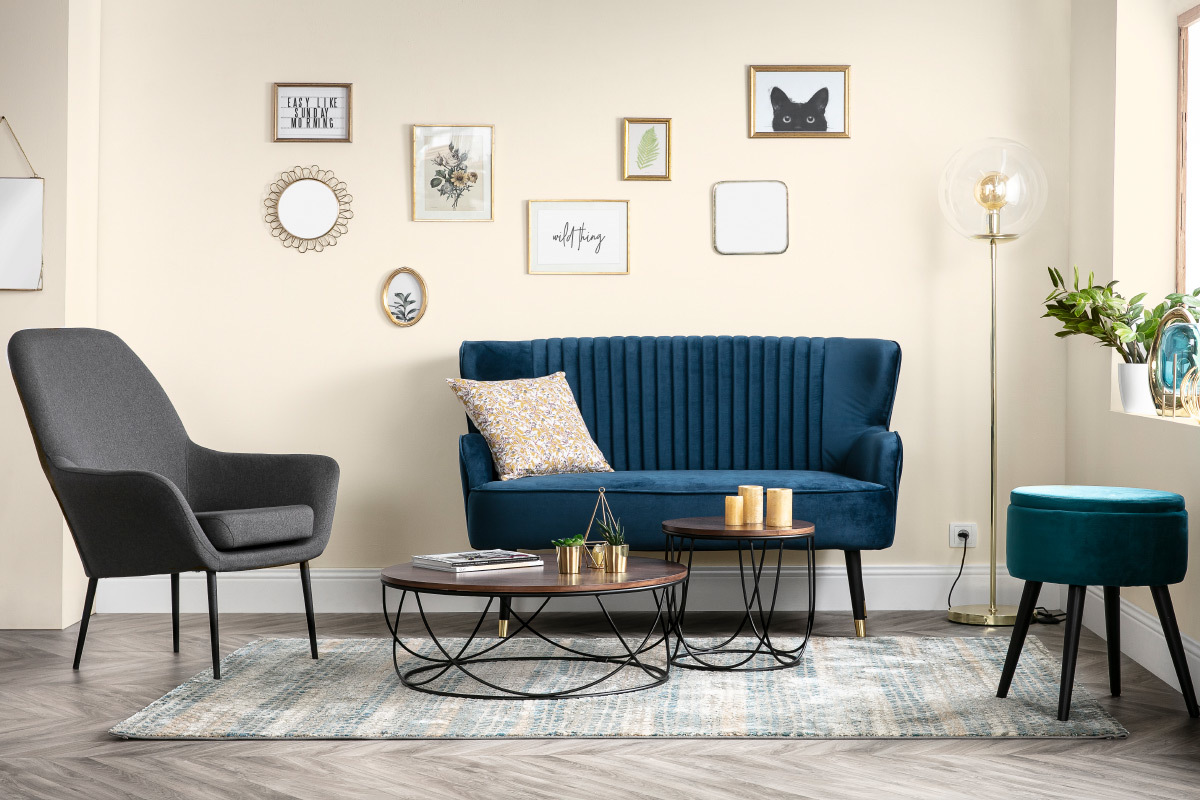 Silln diseo contemporneo gris OSWALD
