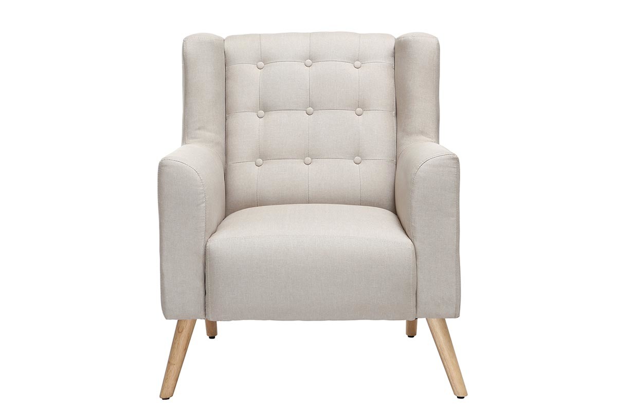Silln diseo escandinavo natural y madera clara BRIGHTON
