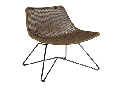 Sill&oacute;n dise&ntilde;o rat&aacute;n sint&eacute;tico natural interior/exterior SUNSET