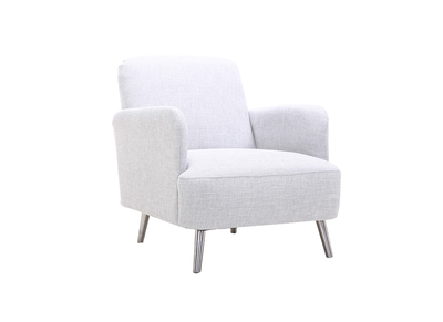 Sill&oacute;n dis&ntilde;o gris perla y patas metal BART