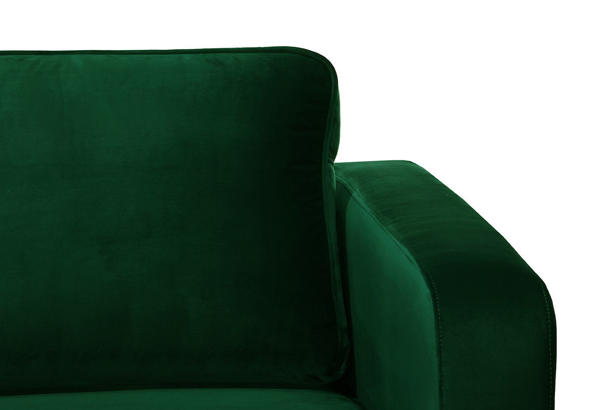 Silln en terciopelo verde HARRY