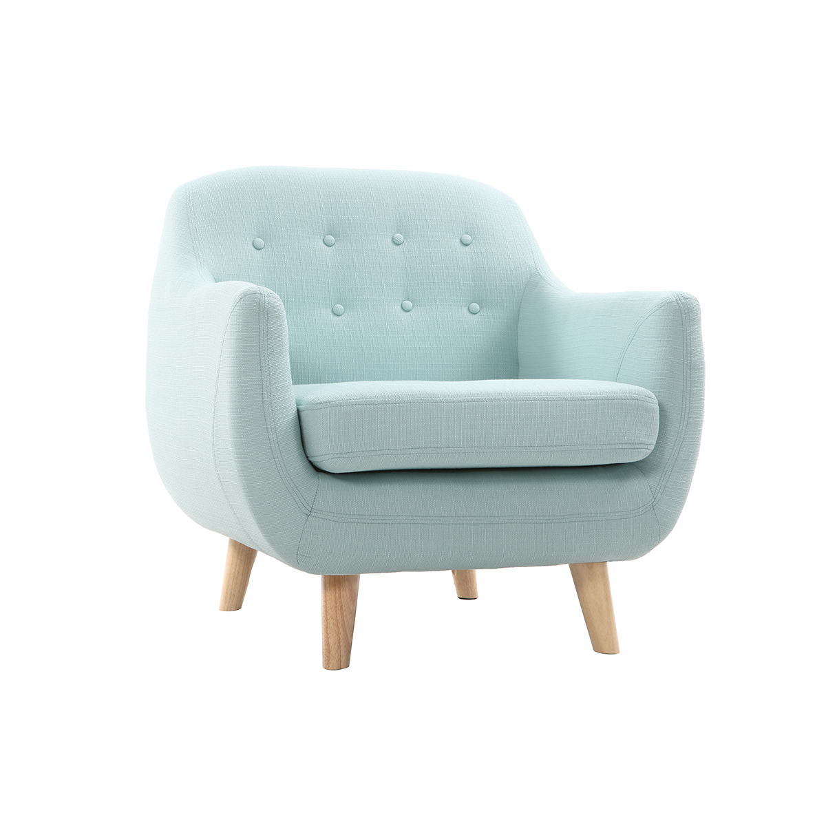 Sillón escandinavo verde menta YNOK