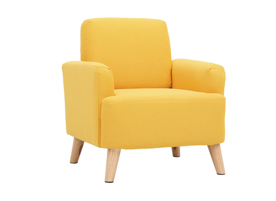 Sillón infantil nórdico amarillo BABY ISKO - Sillón infantil nórdico amarillo BABY ISKO