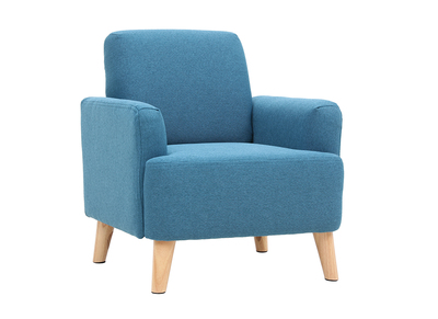 Sillón infantil nórdico azul petróleo BABY ISKO - Sillón infantil nórdico azul petróleo BABY ISKO