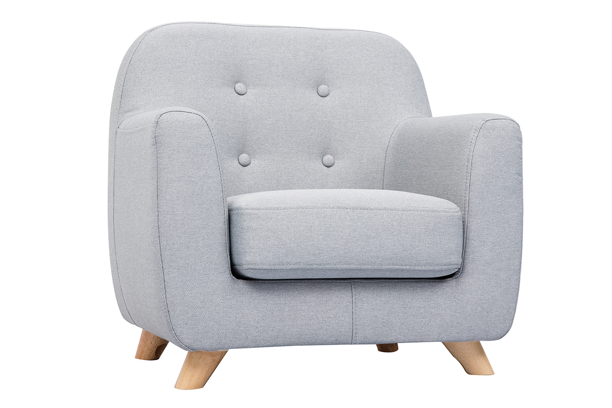 Silln infantil nrdico gris claro NORKID