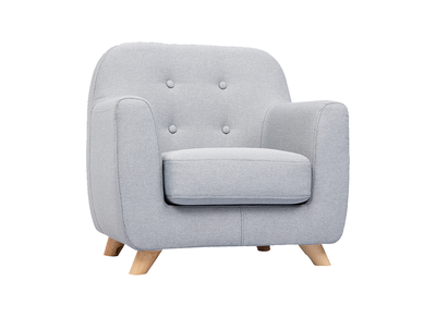 Sillón infantil nórdico gris claro NORKID - Sillón infantil nórdico gris claro NORKID