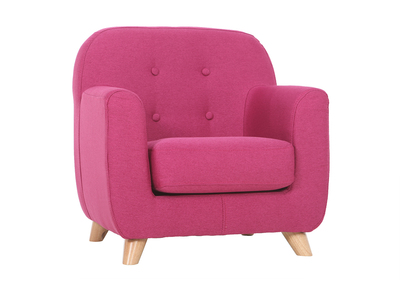 Sillón infantil nórdico rosa NORKID - Sillón infantil nórdico rosa NORKID