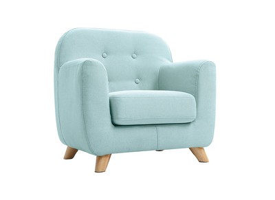 Sillón infantil nórdico verde menta NORKID