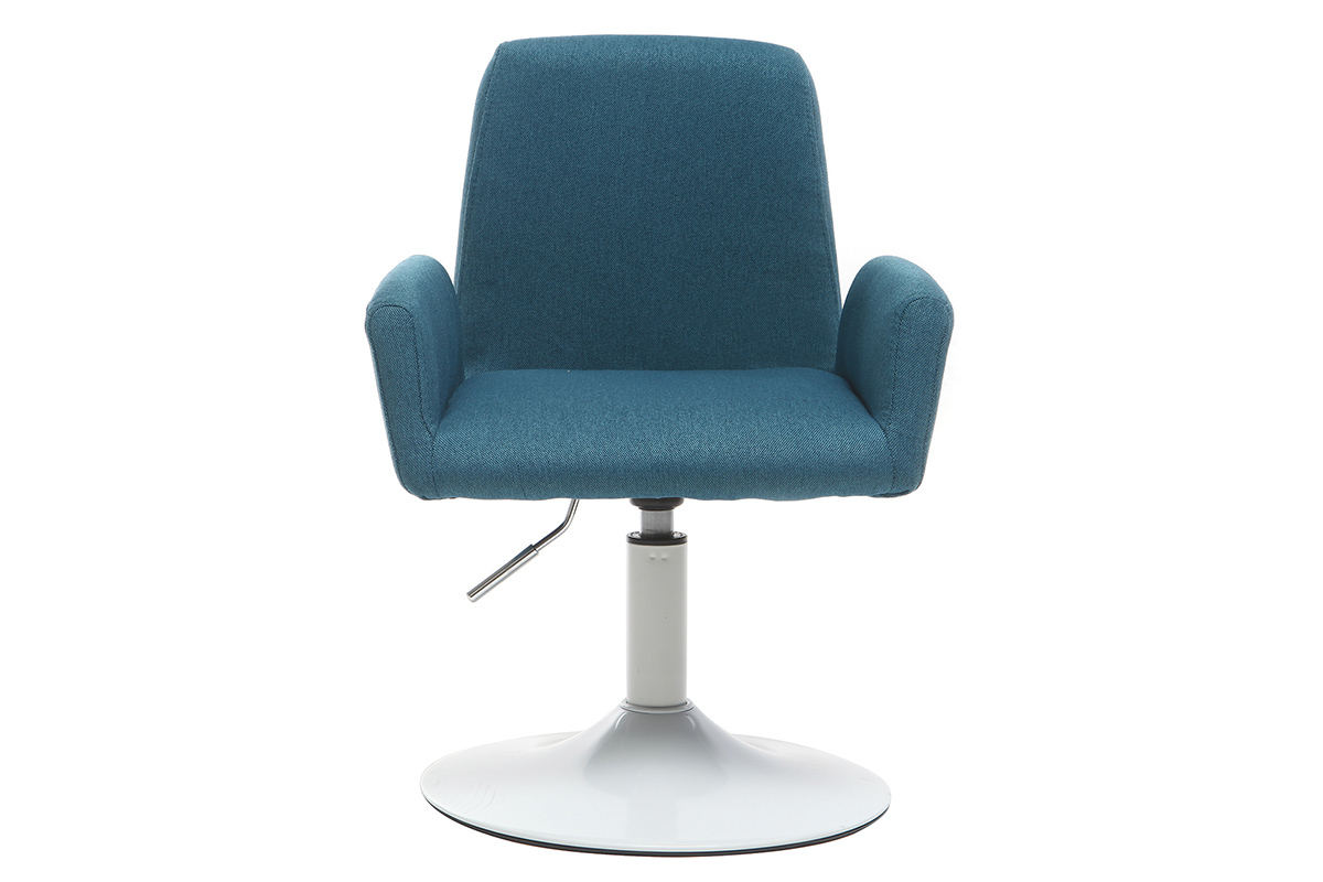Silln infantil pivotante azul petrleo SOLLY