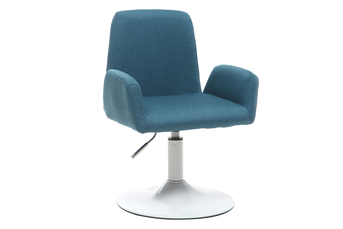 Silln infantil pivotante azul petrleo SOLLY