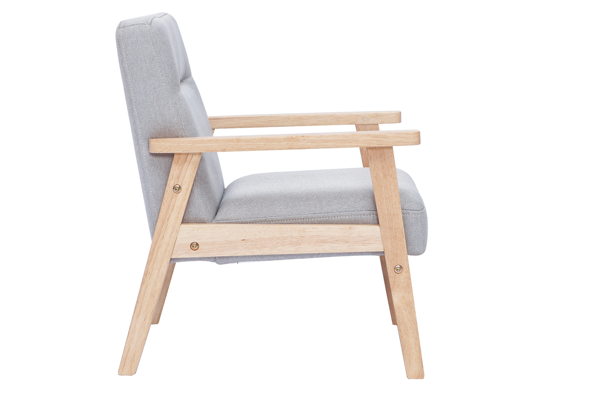 Silln infantil tejido gris claro BABY ABYSS