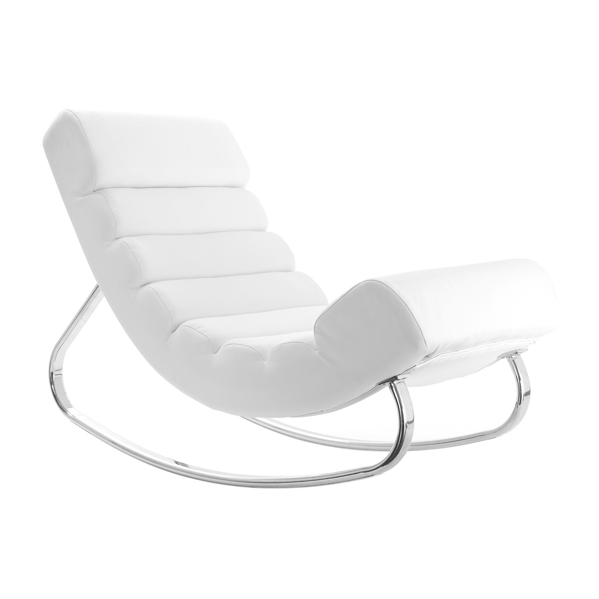 Sillón mecedora moderno blanco  TAYLOR