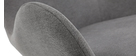 Sillón moderno terciopelo gris ANDY