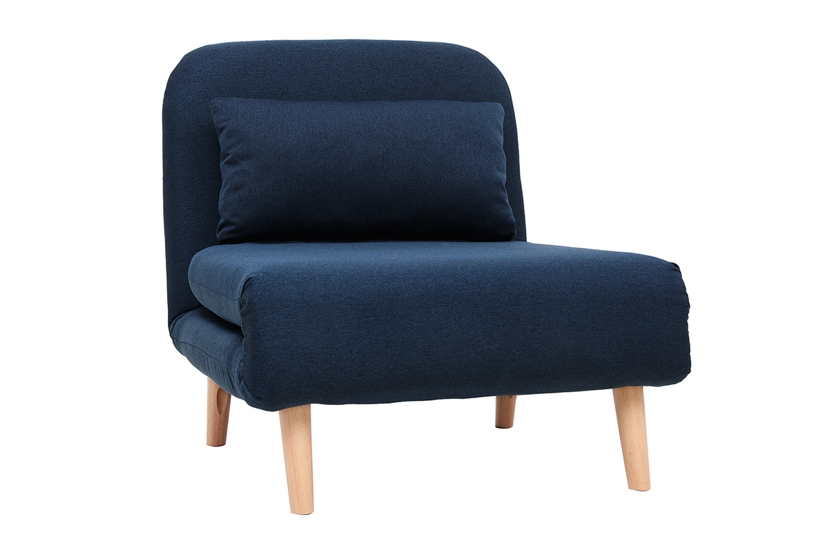 Silln nrdico convertible tejido azul oscuro AMIKO