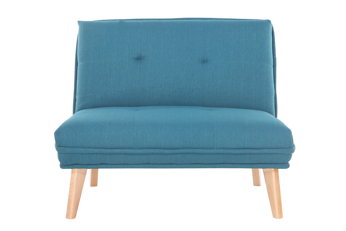 Silln nrdico convertible tejido azul petrleo BENNIE