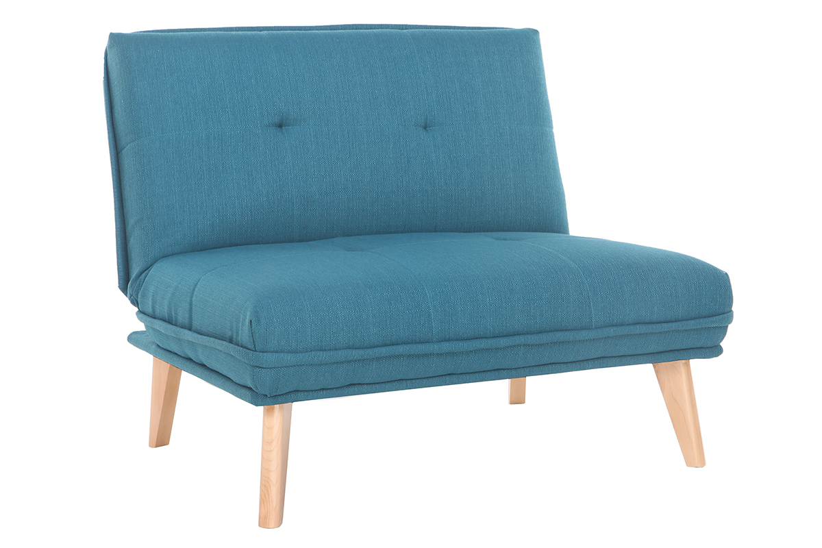 Silln nrdico convertible tejido azul petrleo BENNIE