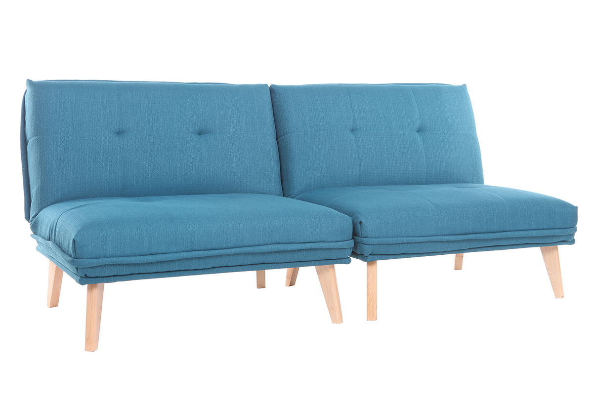 Silln nrdico convertible tejido azul petrleo BENNIE
