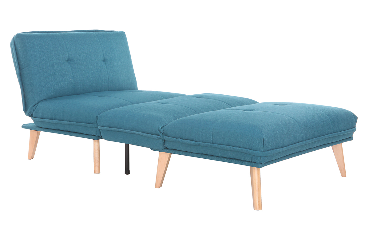Silln nrdico convertible tejido azul petrleo BENNIE