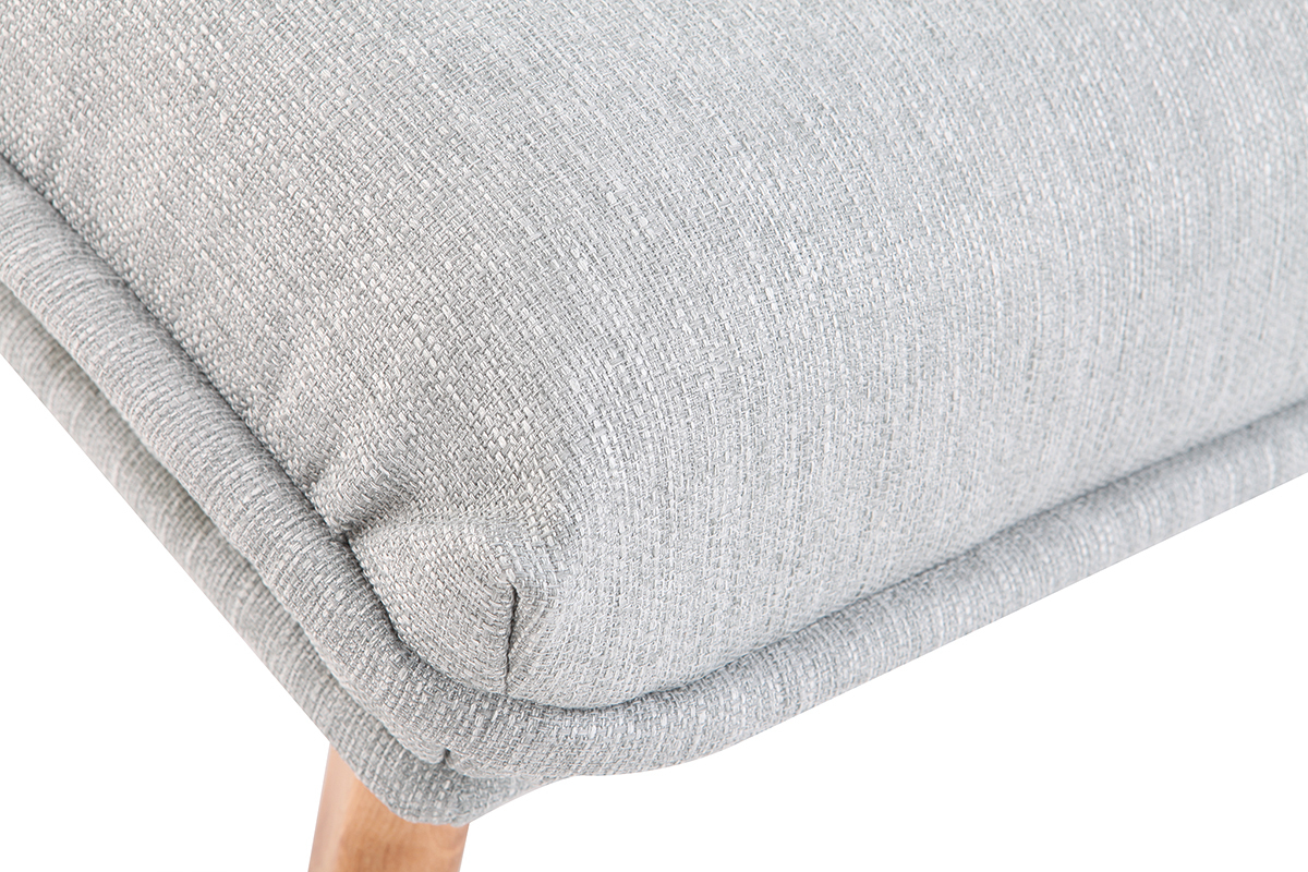 Silln nrdico convertible tejido gris claro BENNIE