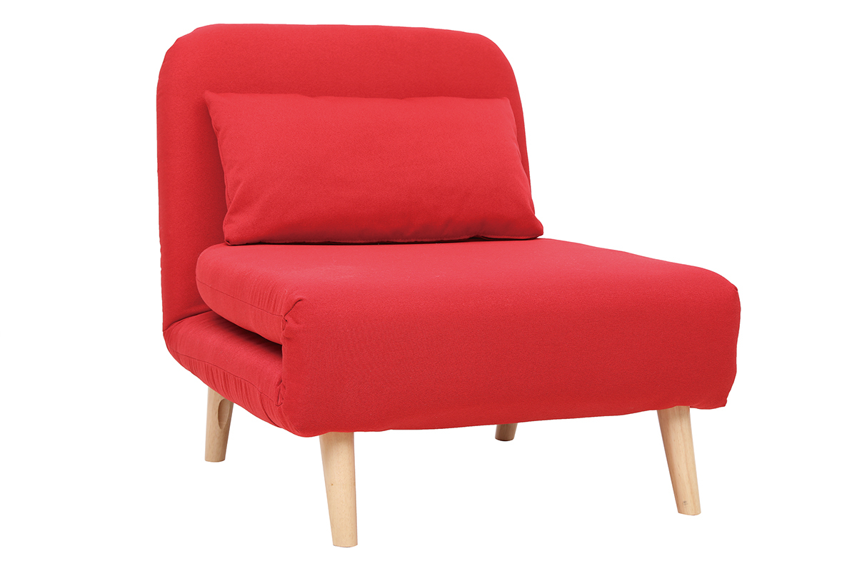 Silln nrdico convertible tejido rojo AMIKO