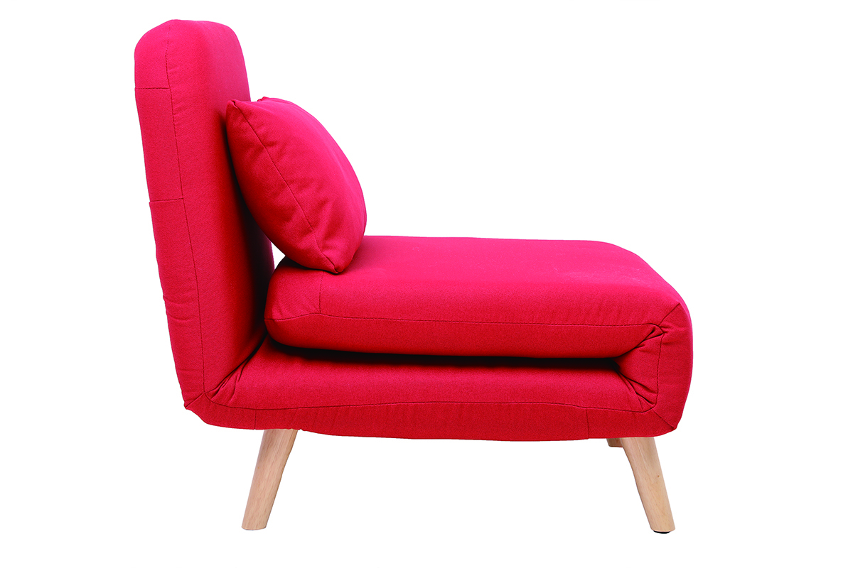 Silln nrdico convertible tejido rojo AMIKO