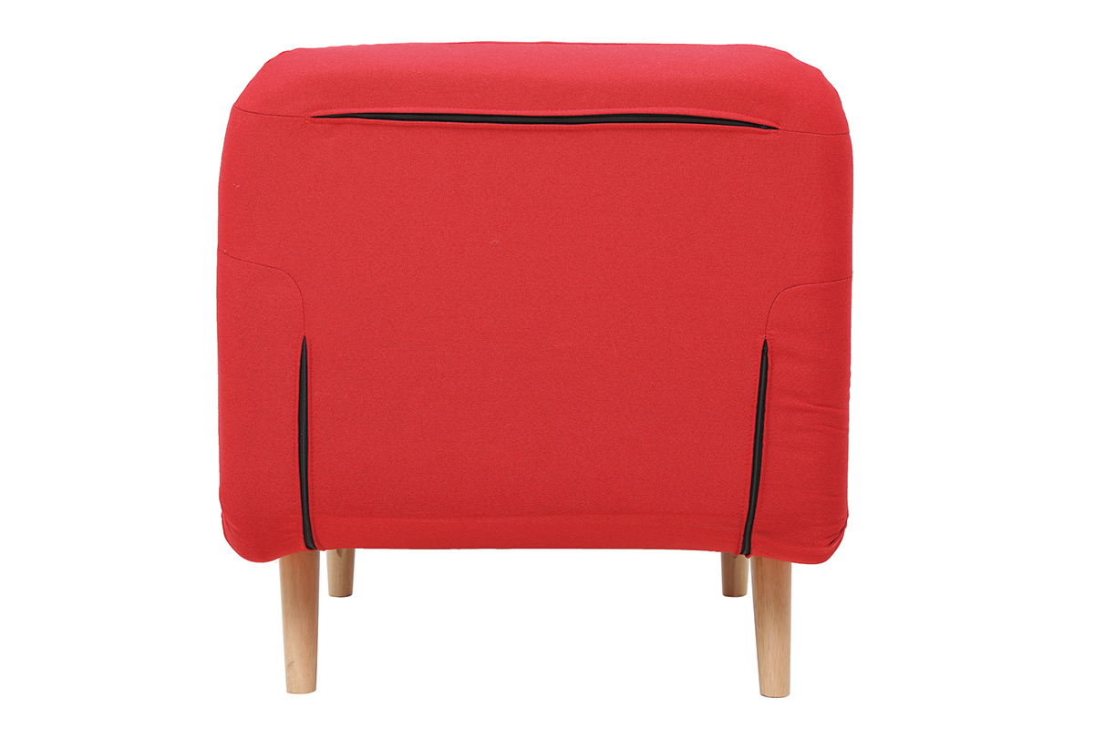 Silln nrdico convertible tejido rojo AMIKO