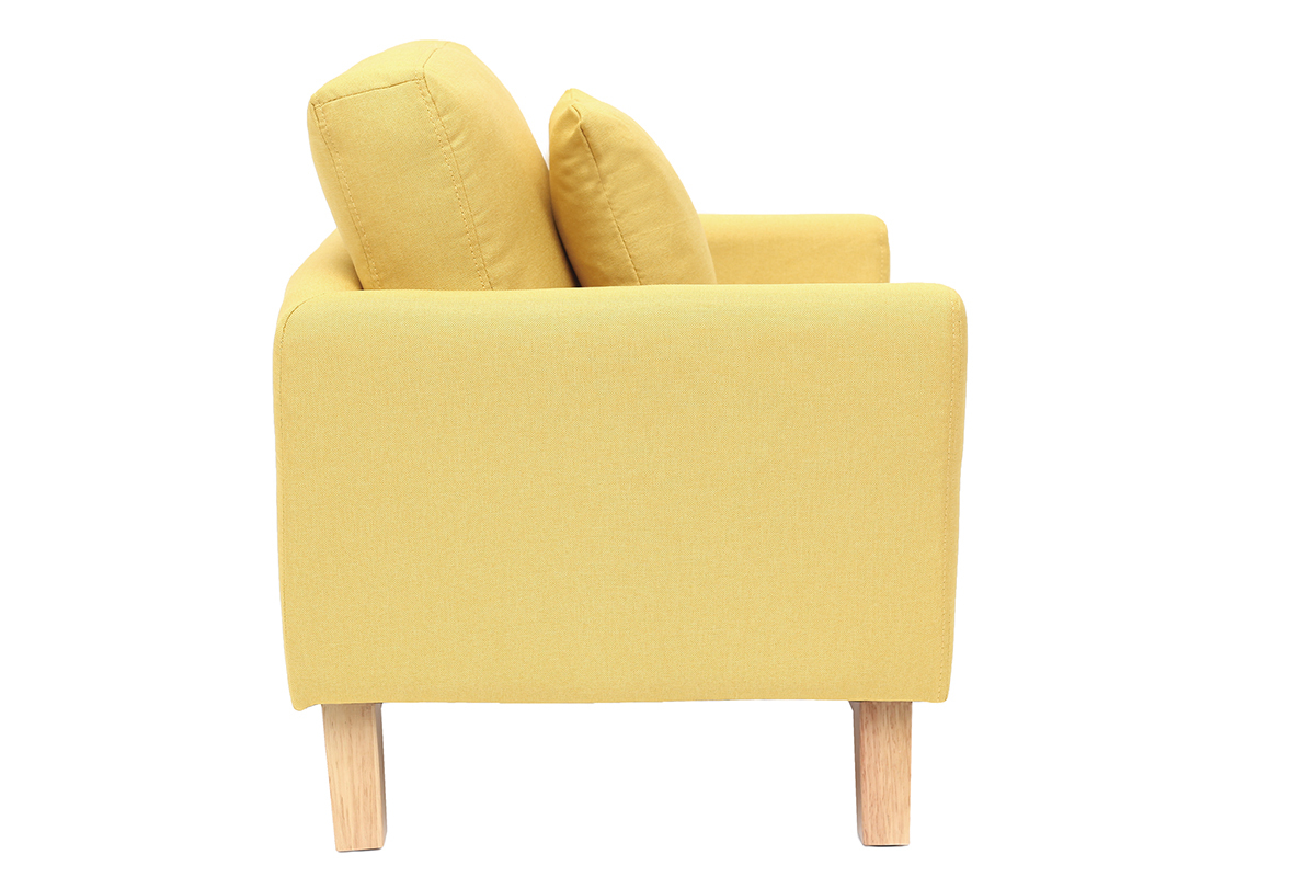 Silln nrdico infantil desenfundable en tejido amarillo BABY OSLO