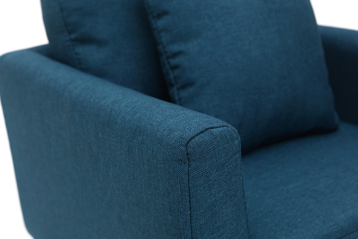 Silln nrdico infantil desenfundable en tejido azul petrleo BABY OSLO