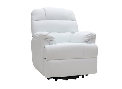 Sill&oacute;n Relax el&eacute;ctrico elevador blanco PHOEBE