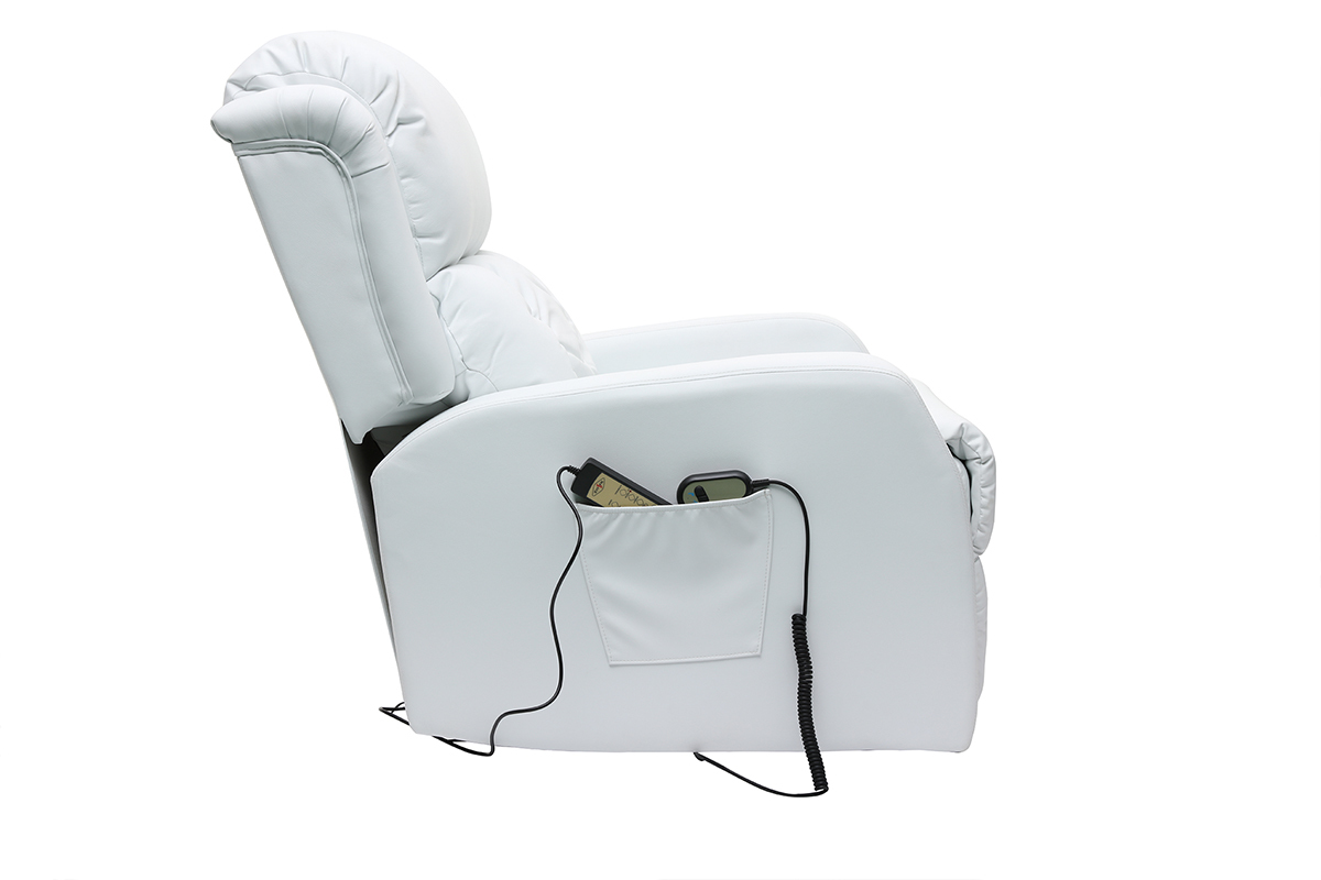 Silln Relax elctrico masajeador blanco GALLER