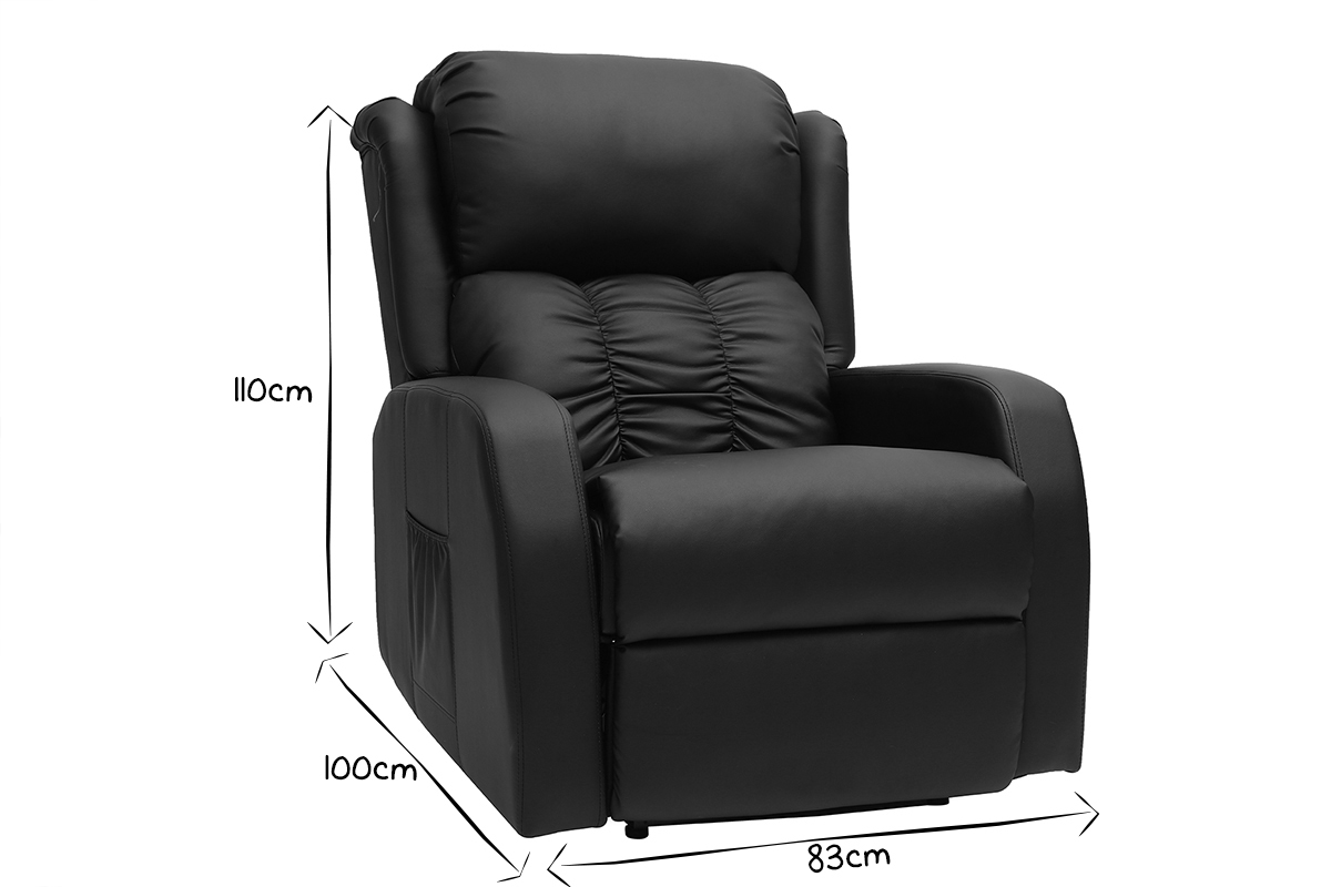 Silln Relax elctrico masajeador negro GALLER