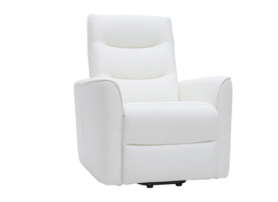 Sillón relax elevador eléctrico blanco THESA - Sillón relax elevador eléctrico blanco THESA