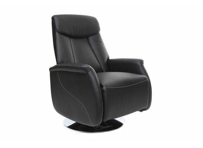 Sill&oacute;n relax manual negro EDDY