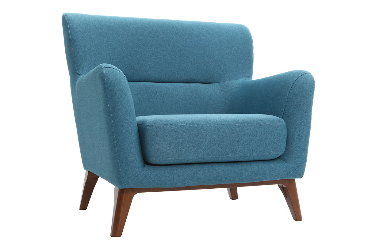 Silln vintage azul petrleo MARKUS