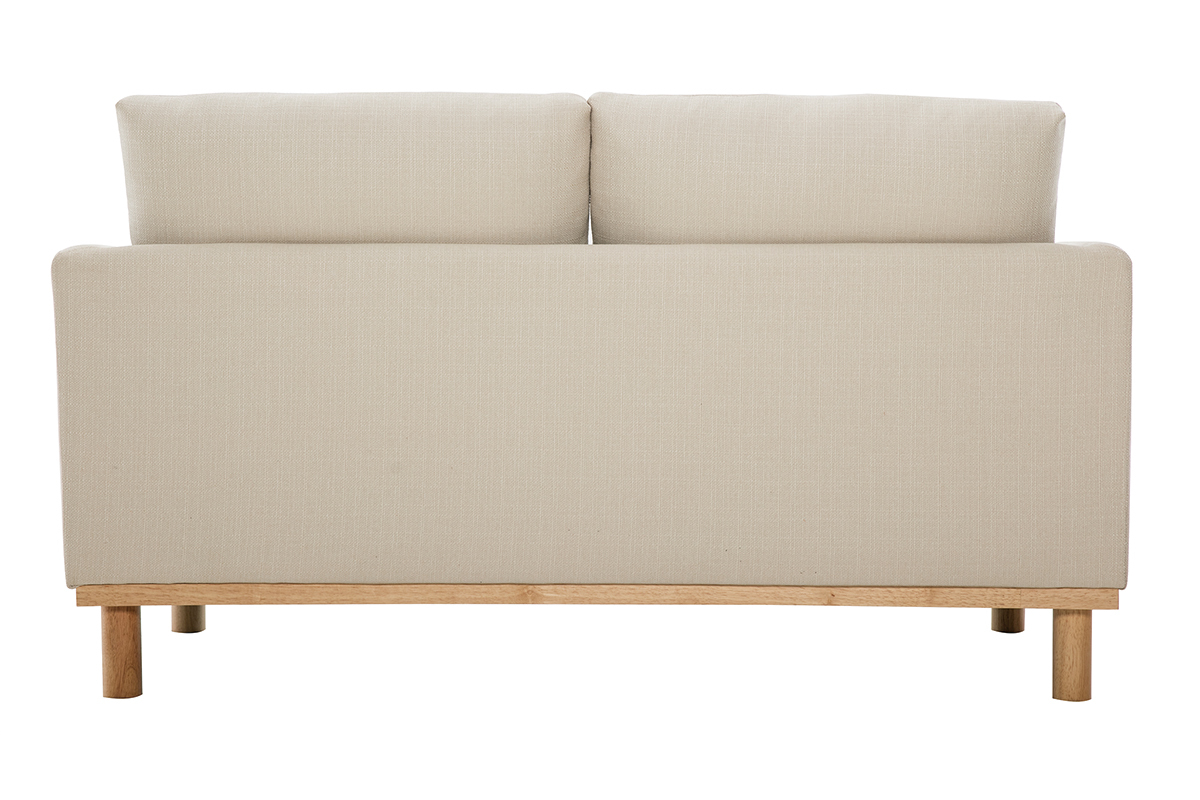 Sof 2plazas beige estilo nrdico HOBART