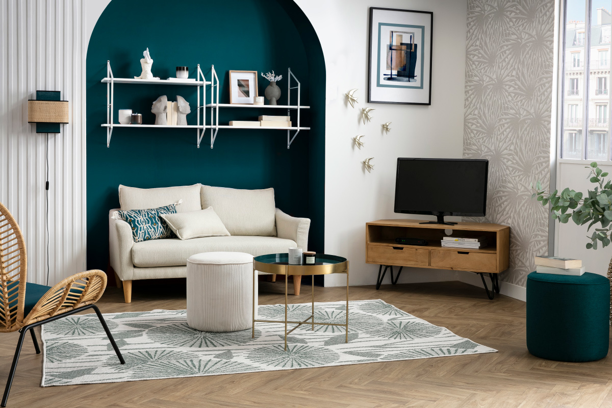 Sof 2 plazas beige KATE
