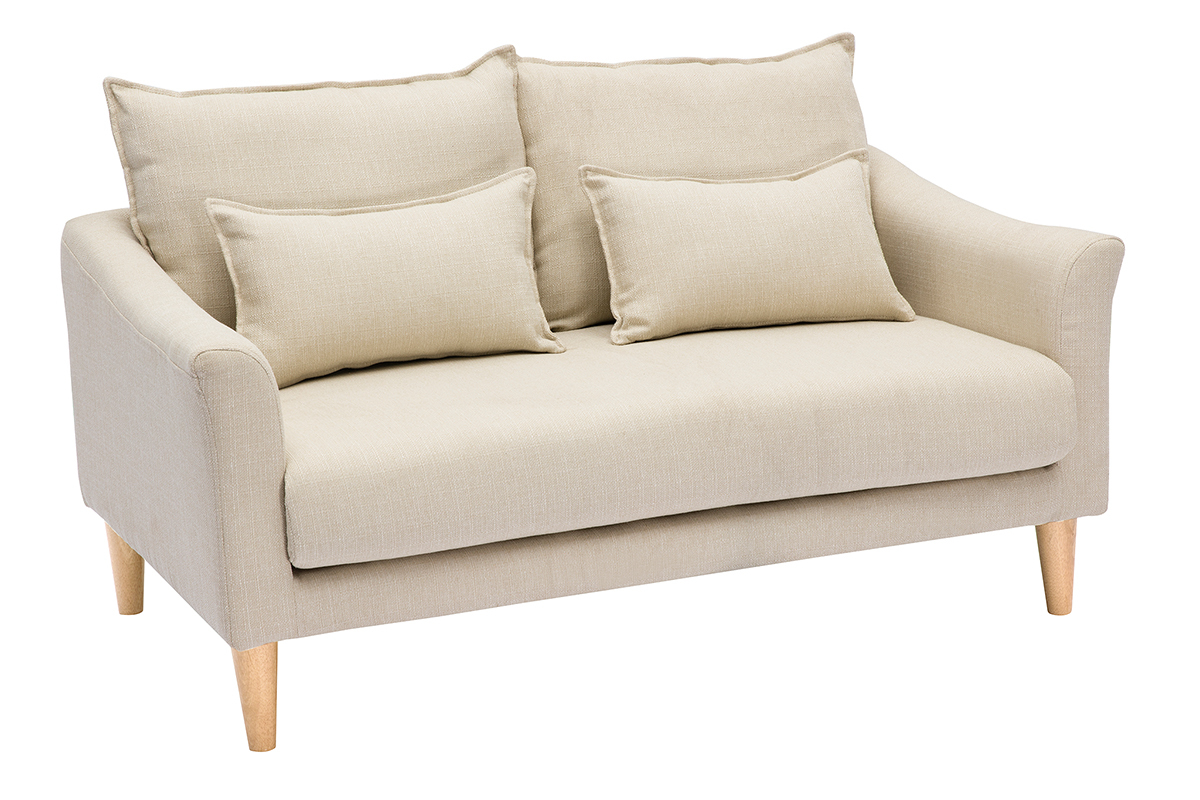 Sof 2 plazas beige KATE