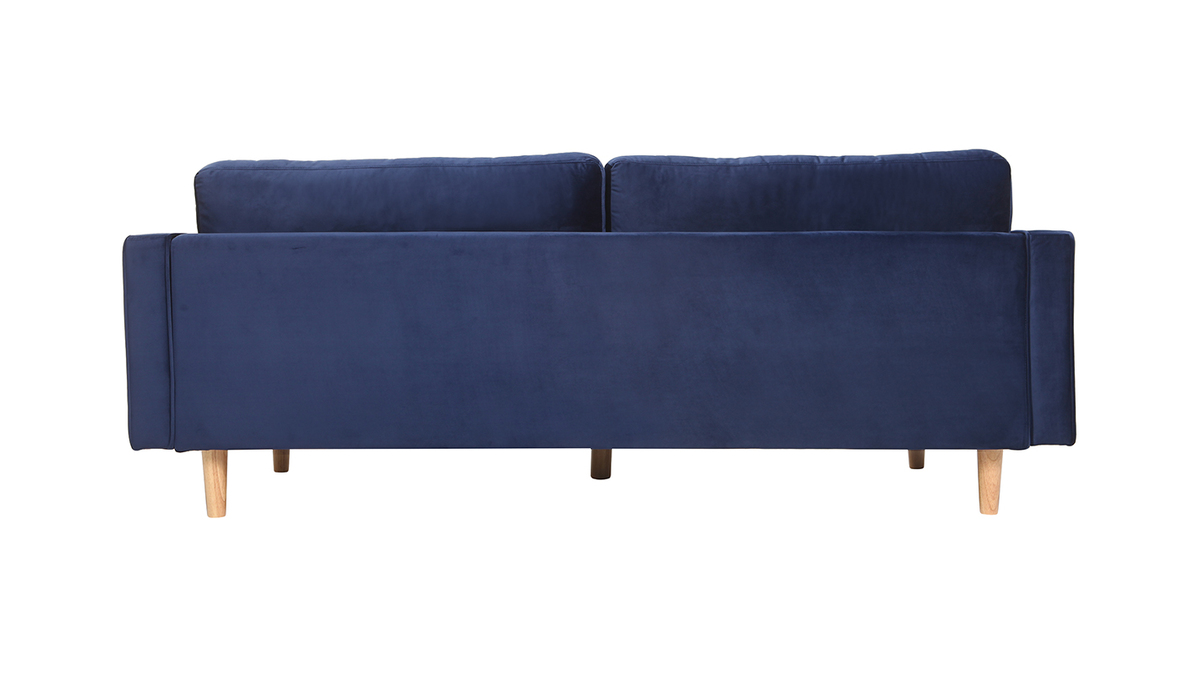 Sof 3-4 plazas terciopelo azul oscuro IMPERIAL