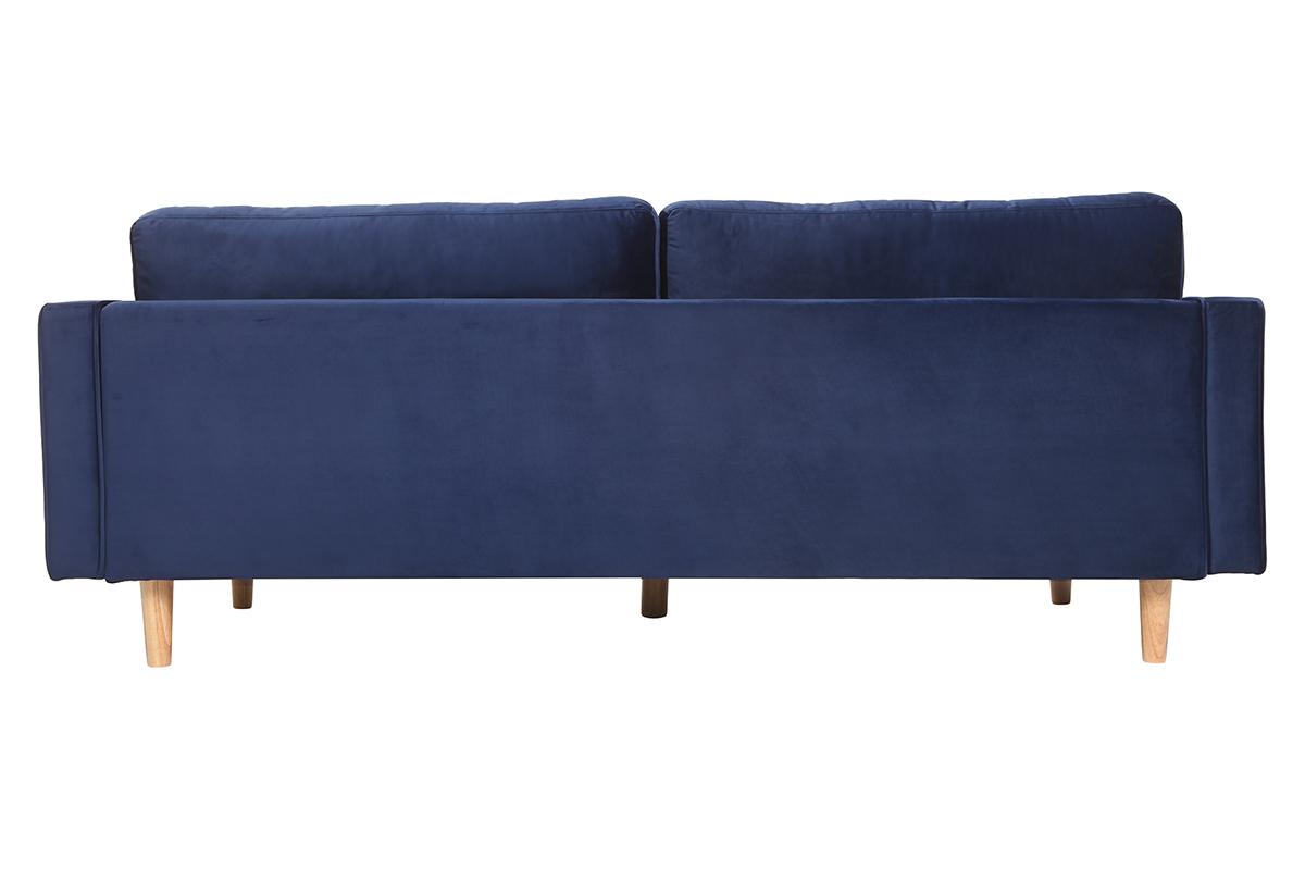 Sof 3-4 plazas terciopelo azul oscuro IMPERIAL